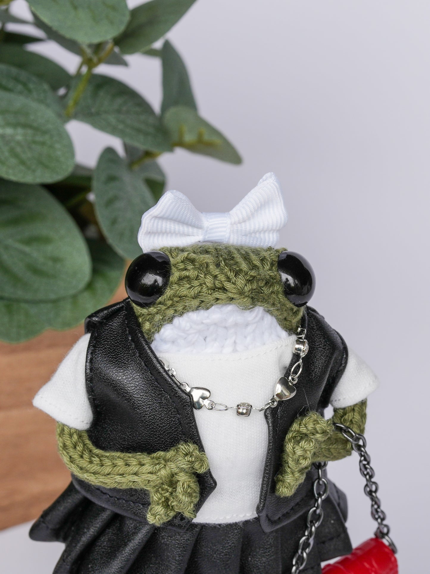Ms. Frog in Red Boots