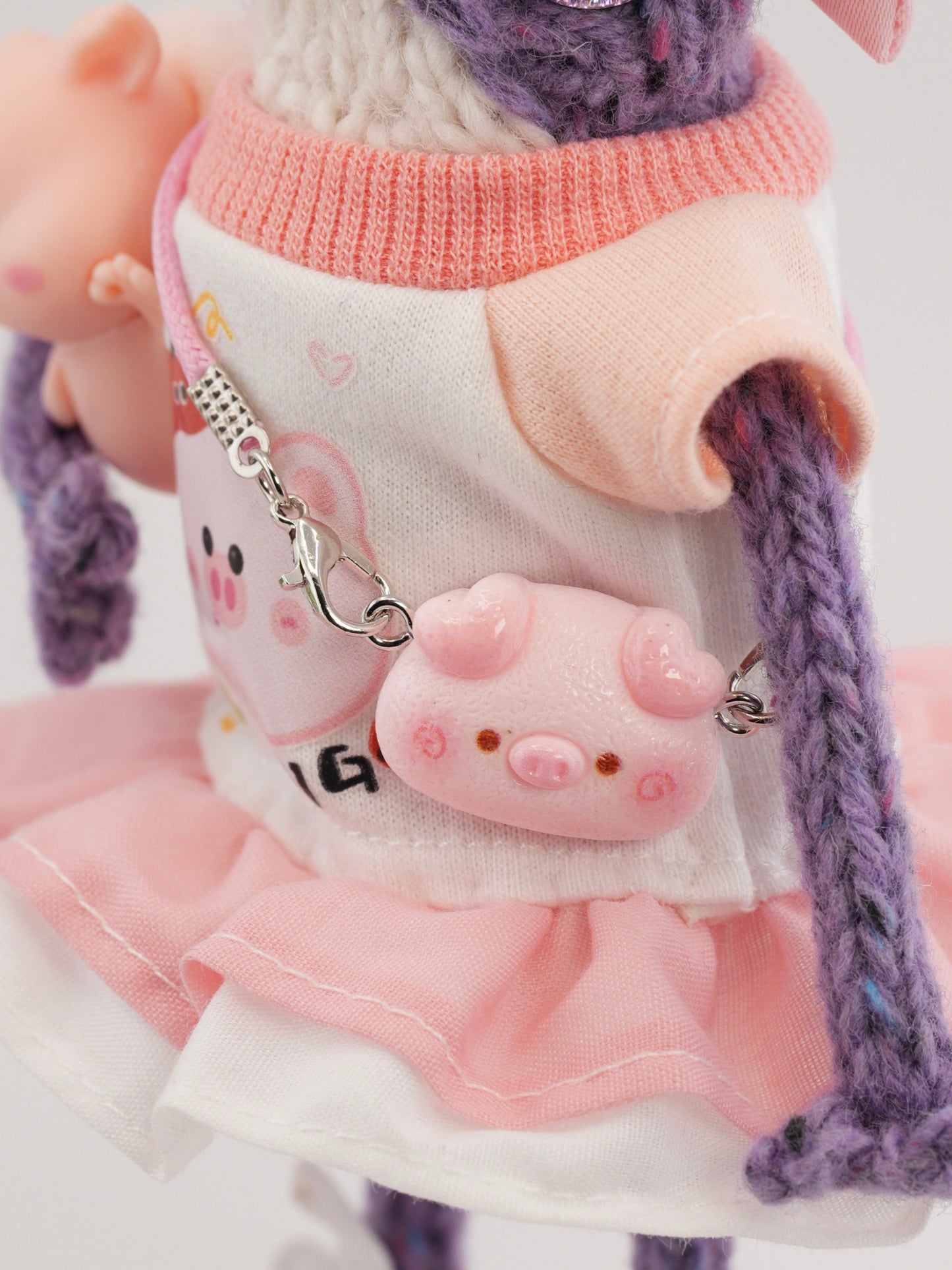 Tilly Puddingdrop with a piglet named Plum