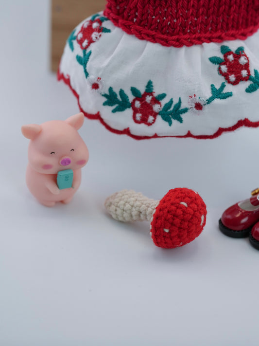 Outfit for a Knitted Frog.