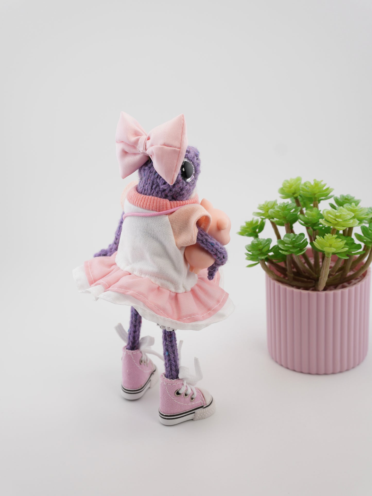 Tilly Puddingdrop with a piglet named Plum
