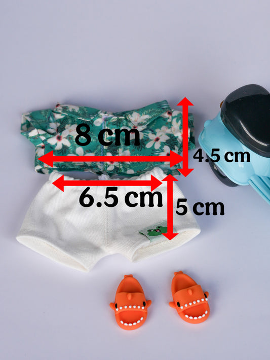 Froggy Wardrobe. Outfit for a Knitted Frog.