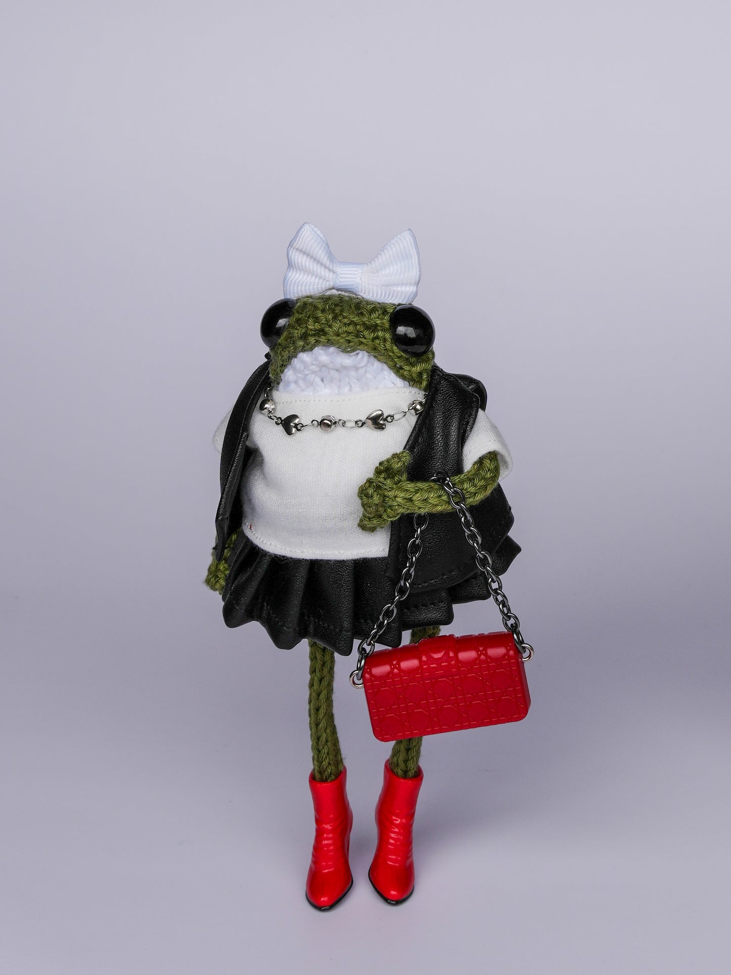 Ms. Frog in Red Boots