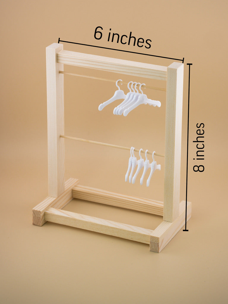 Mini Wardrobe Stand with Hangers
