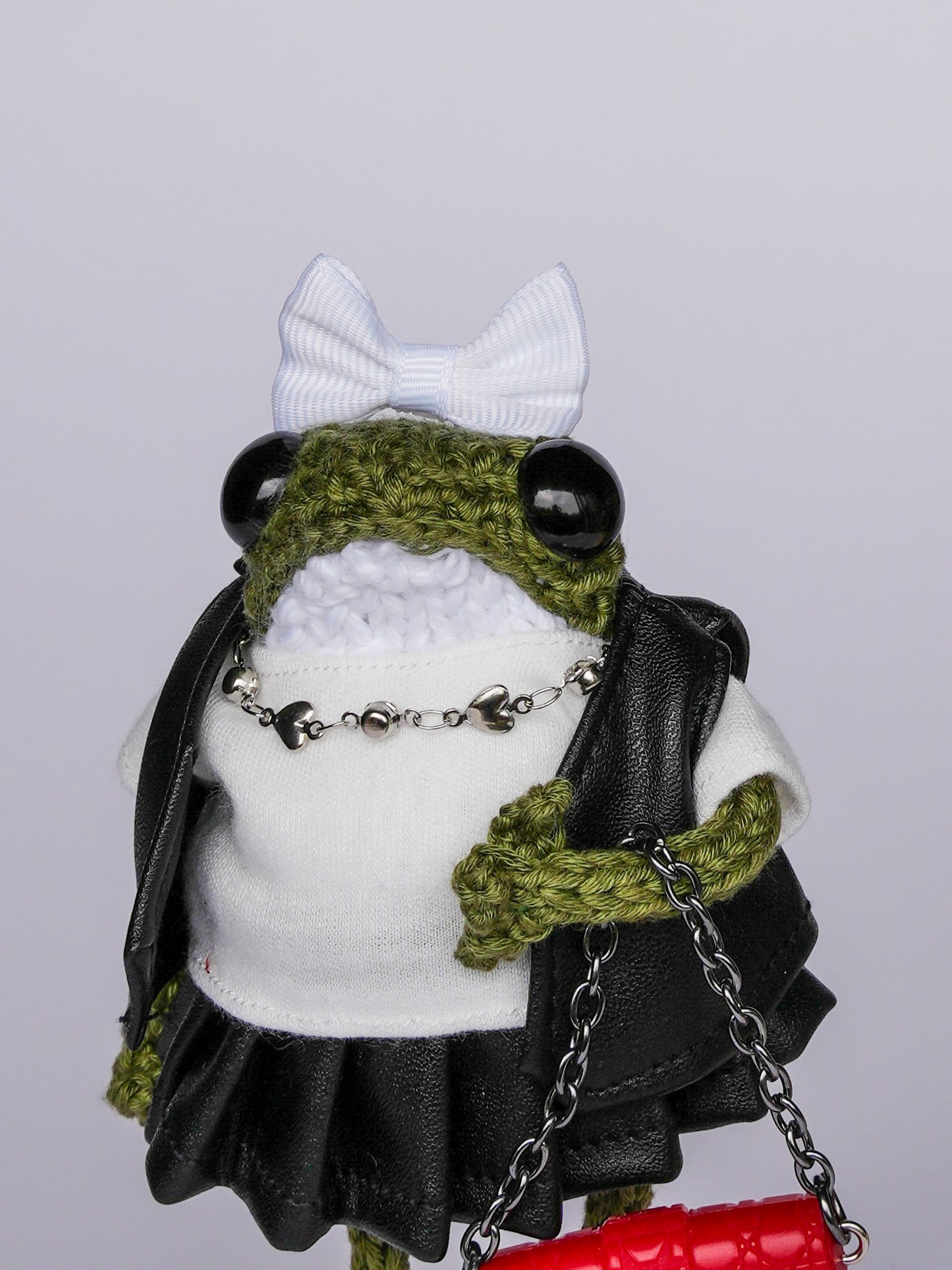 Ms. Frog in Red Boots
