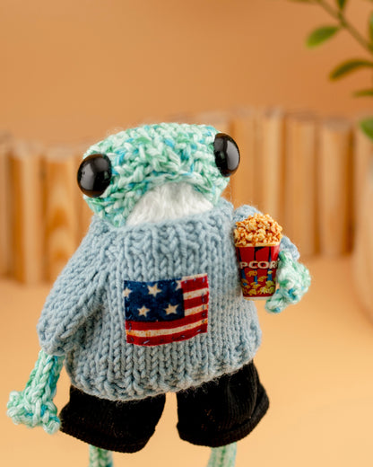 🐸 Knitted Frog