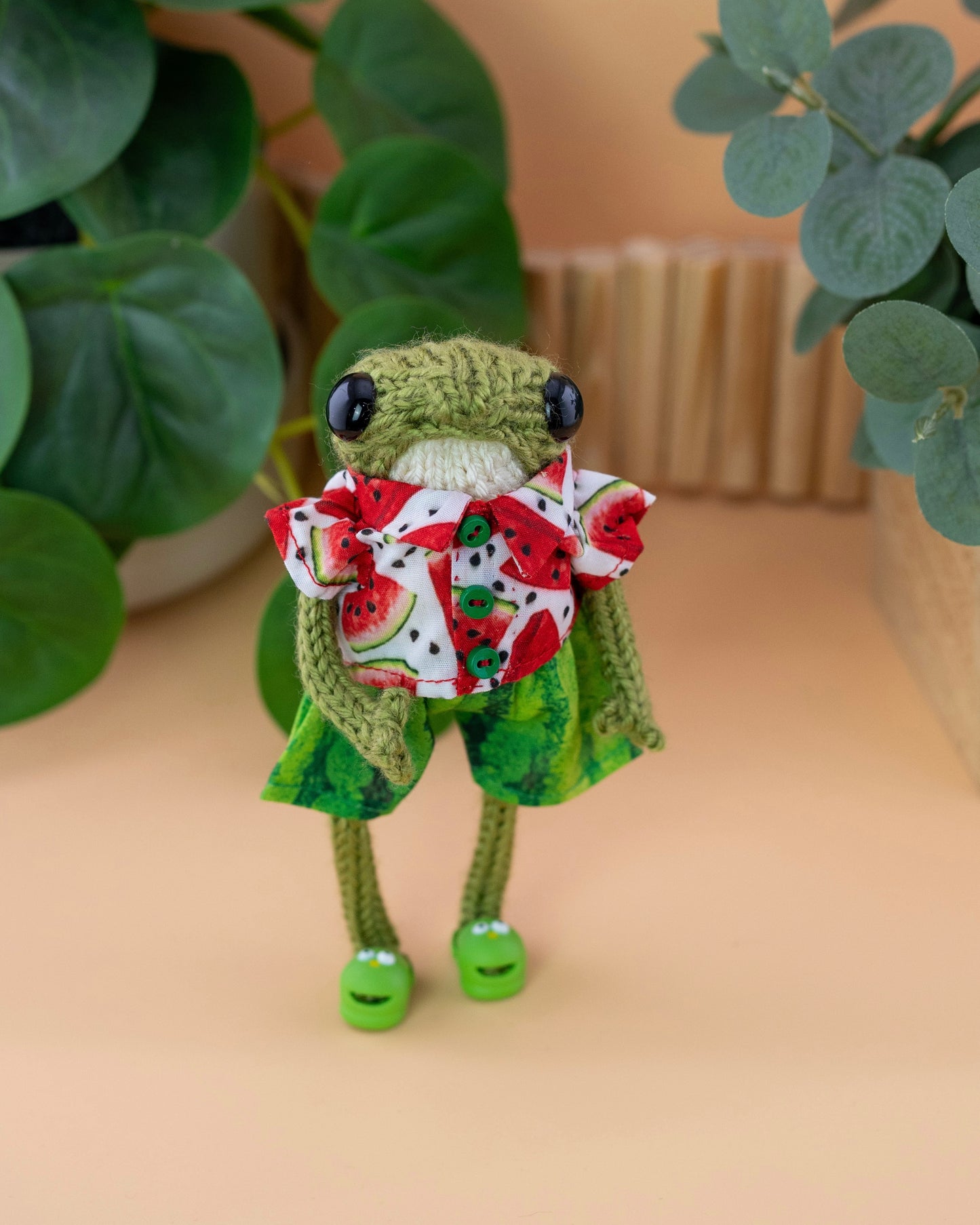 🐸 Knitted Frog
