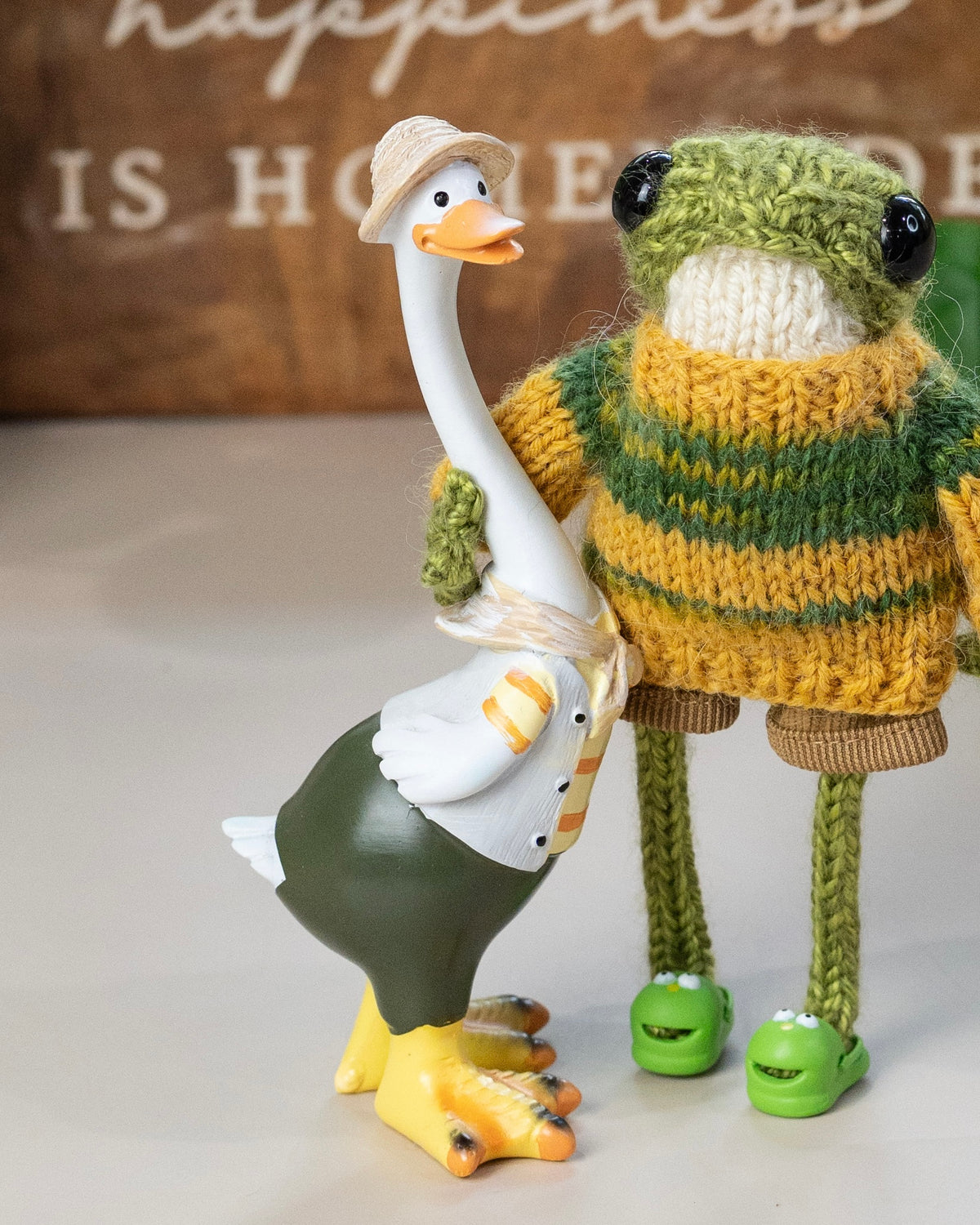 Knitted Frog
