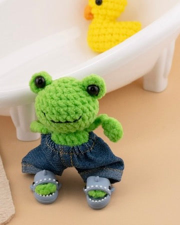 Mini Frog Bathroom Set — A Little Morning Routine