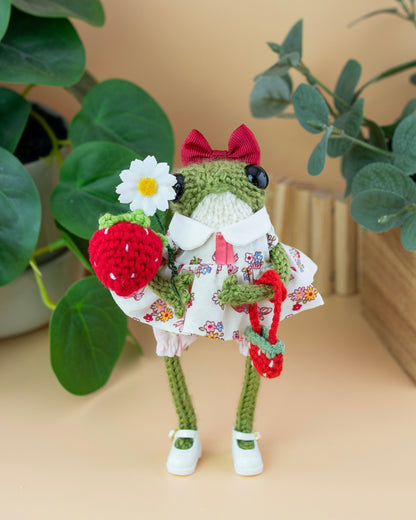 🐸 Knitted Frog