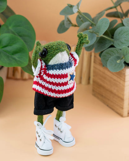 🐸 🏆 Knitted Frog
