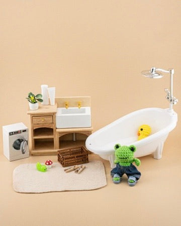 Mini Frog Bathroom Set — A Little Morning Routine