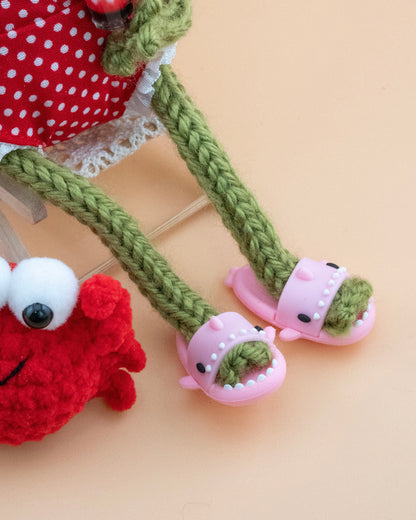 🐸 Knitted Frog