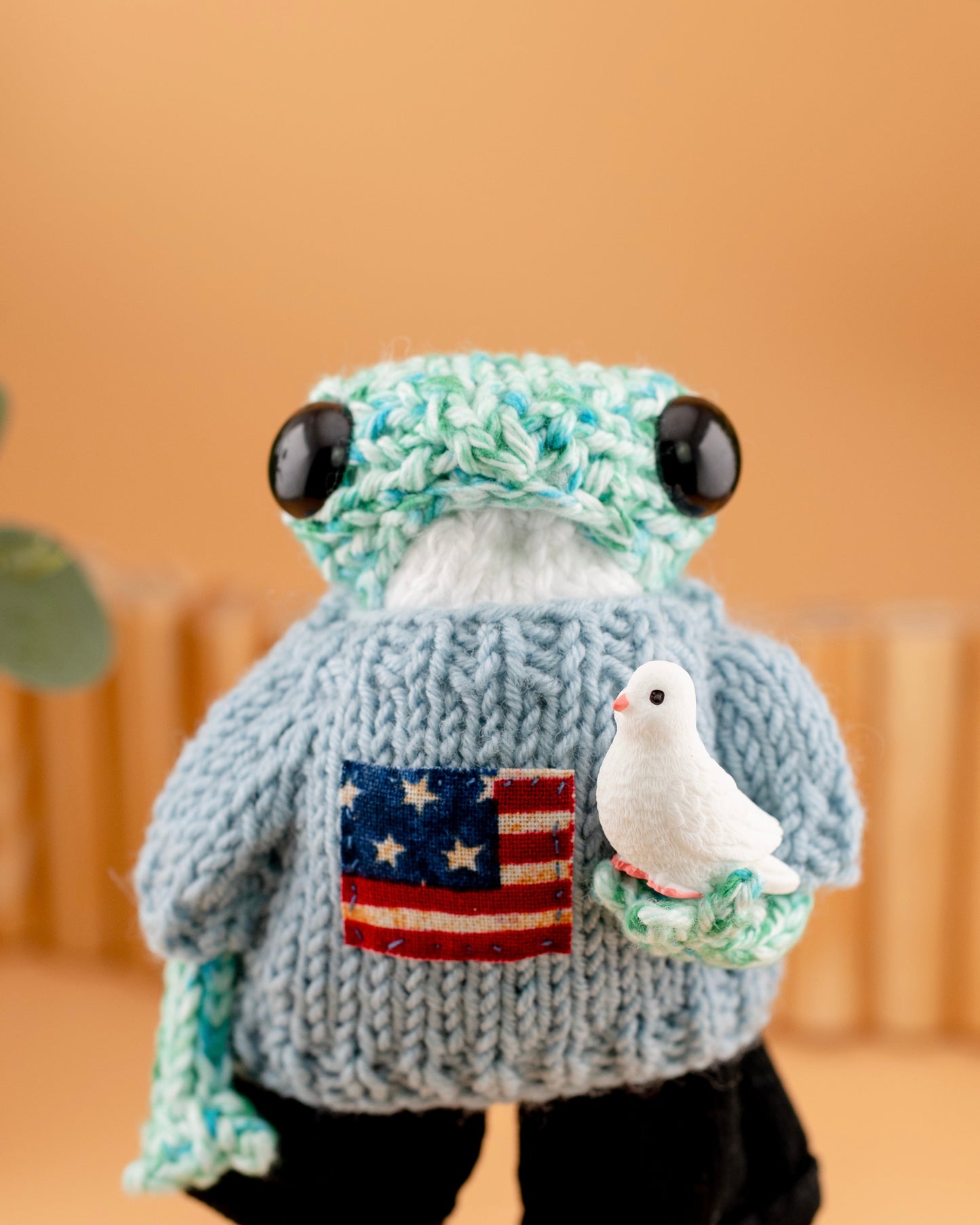 🐸 Knitted Frog