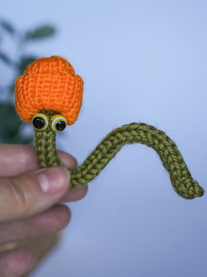 Wiggly Worm Pal – Hand-Knitted Companion