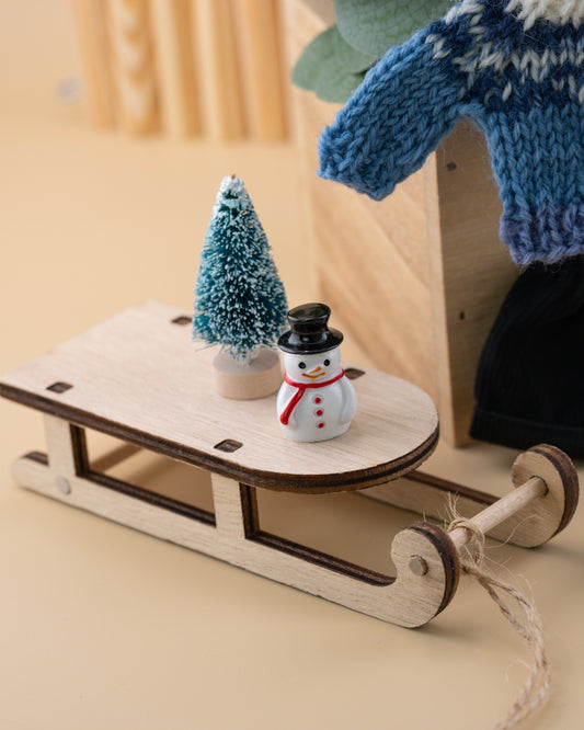 Outfit for a Knitted Frog.