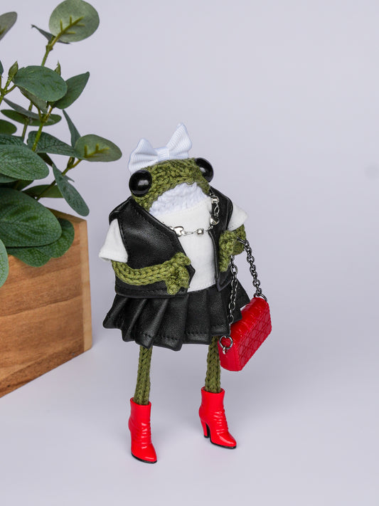 Ms. Frog in Red Boots