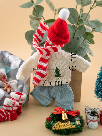 Outfit for a Knitted Frog.