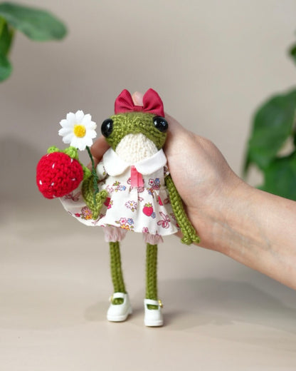 🐸 Knitted Frog