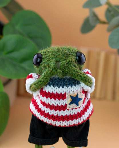 🐸 🏆 Knitted Frog