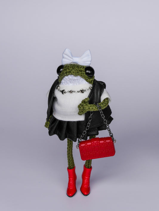 Ms. Frog in Red Boots