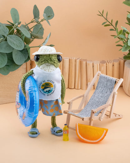 🐸 Knitted Frog