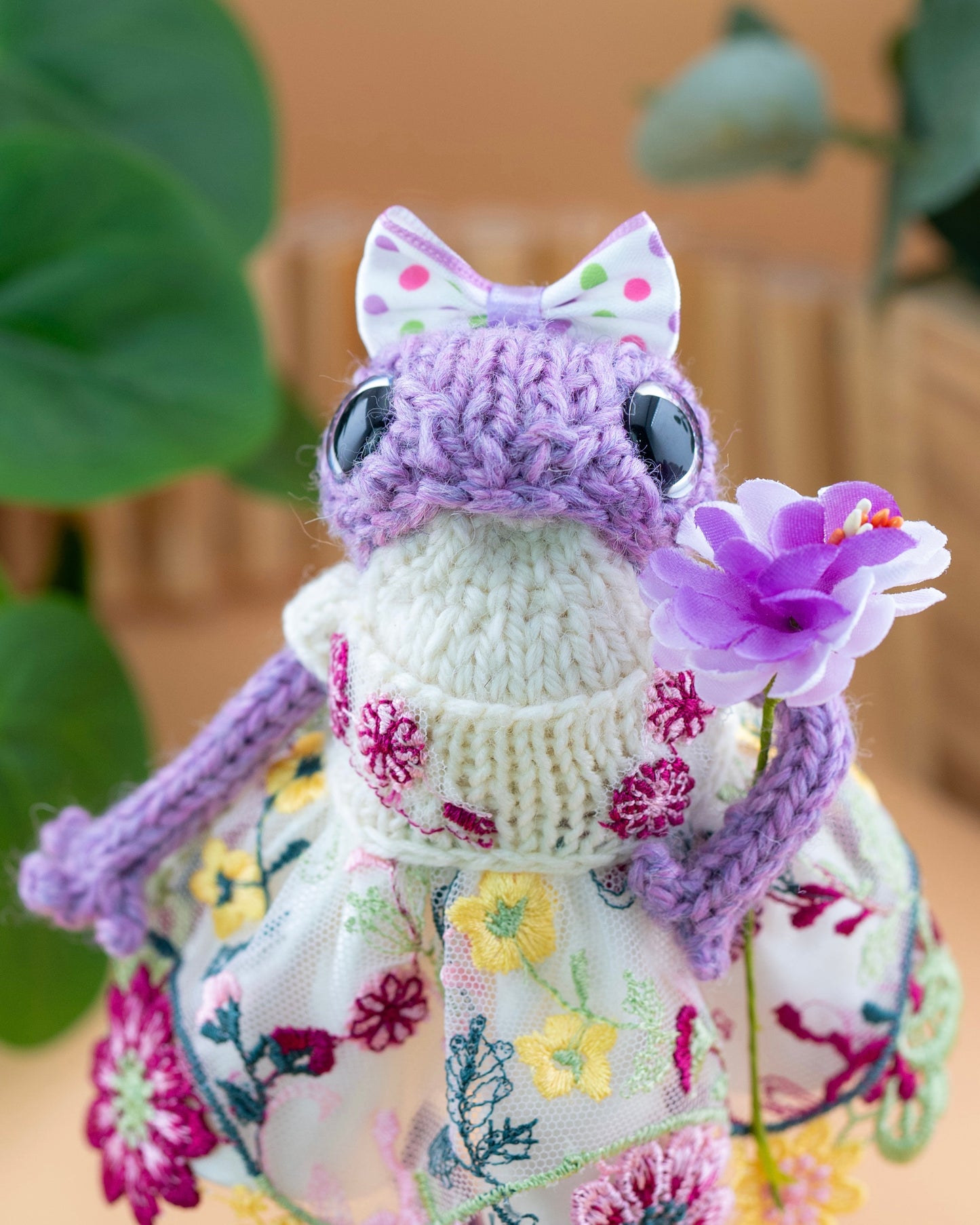 🐸 Knitted Frog