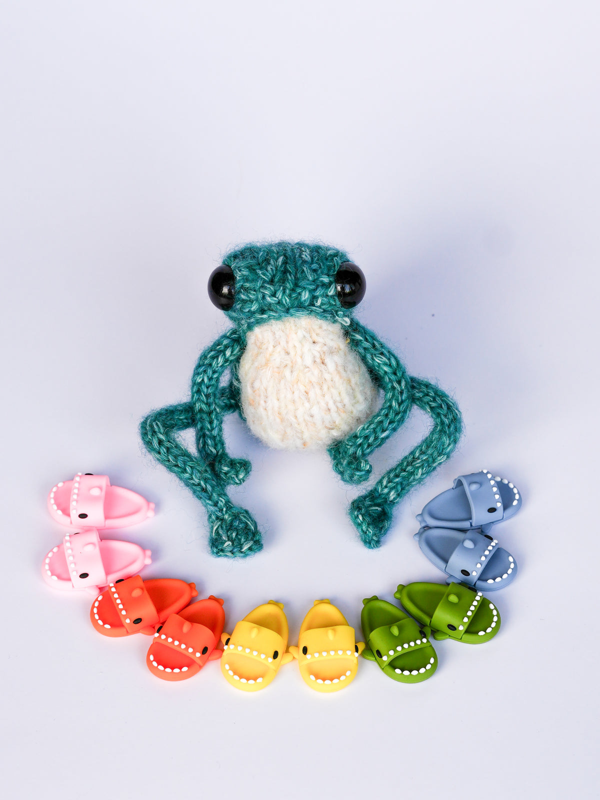 Shark Slippers for Frog