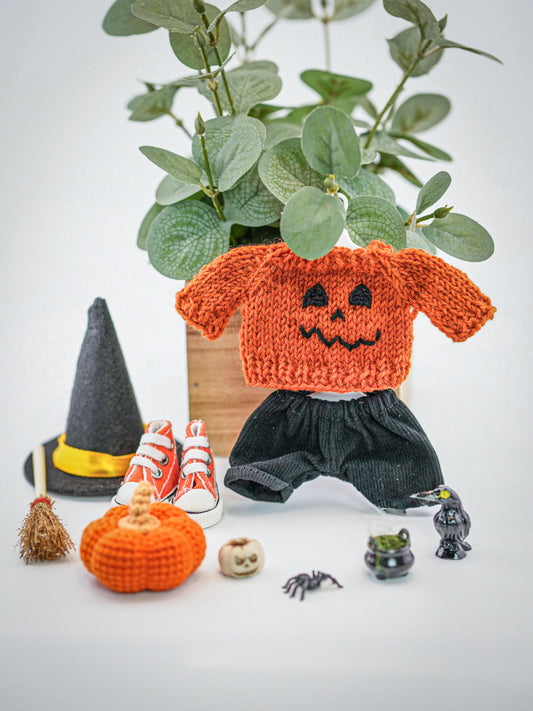 Outfit for a Knitted Frog.