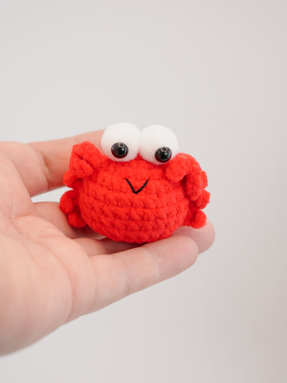 Mini Crocheted Crab