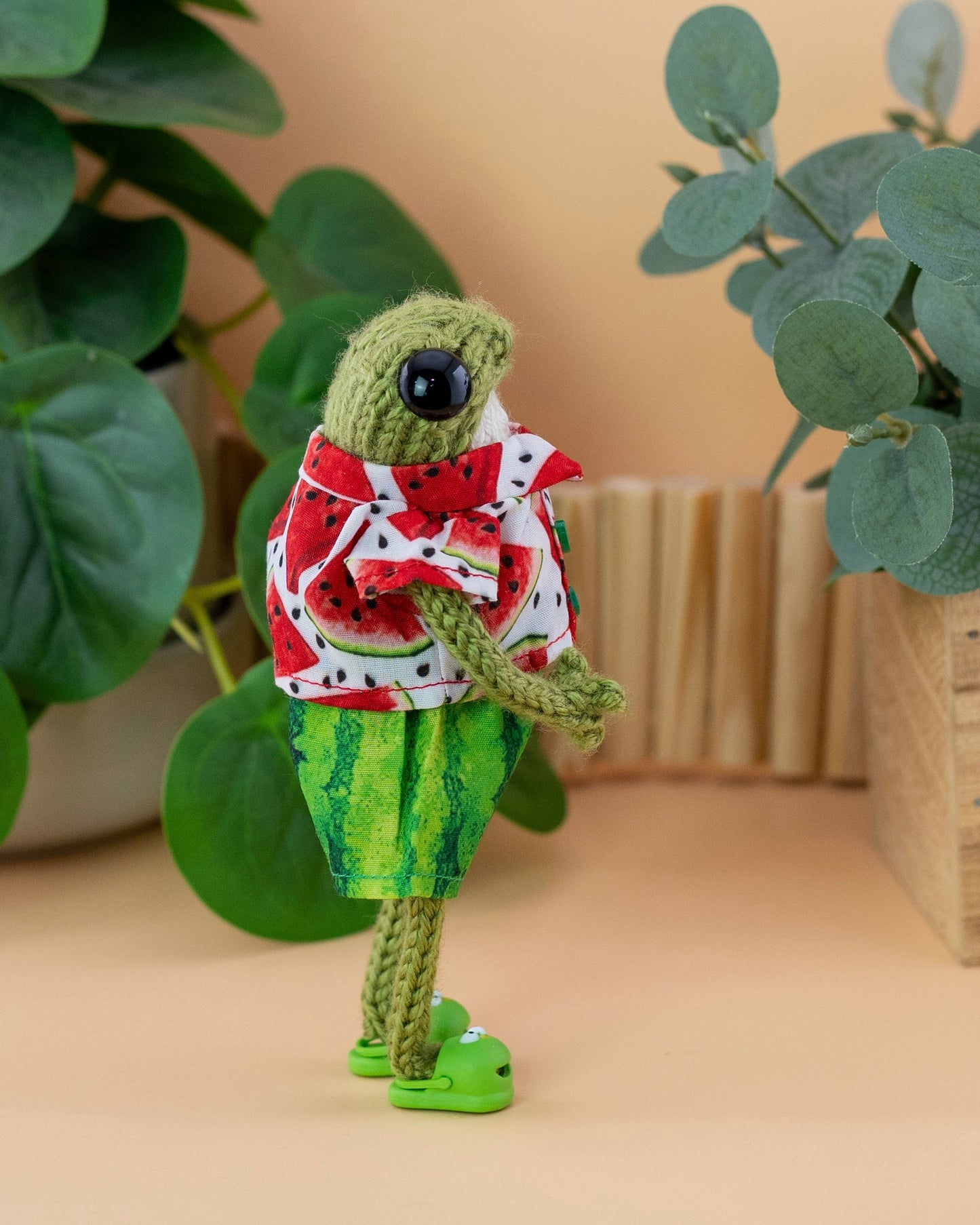 🐸 Knitted Frog