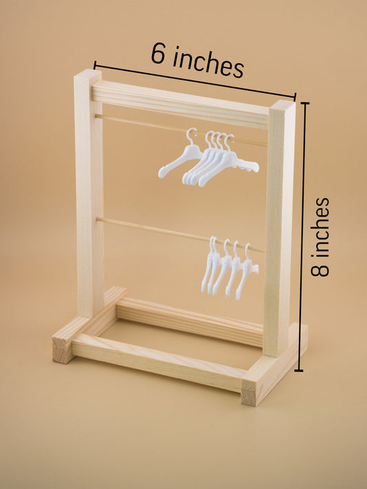 Mini Wardrobe Stand with Hangers