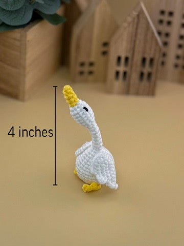 Mini Crocheted Goose