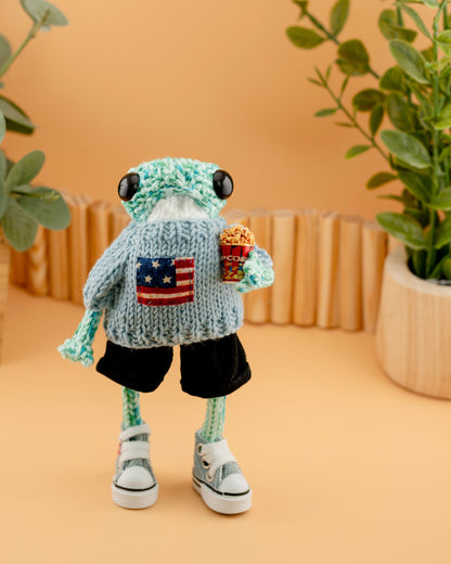 🐸 Knitted Frog