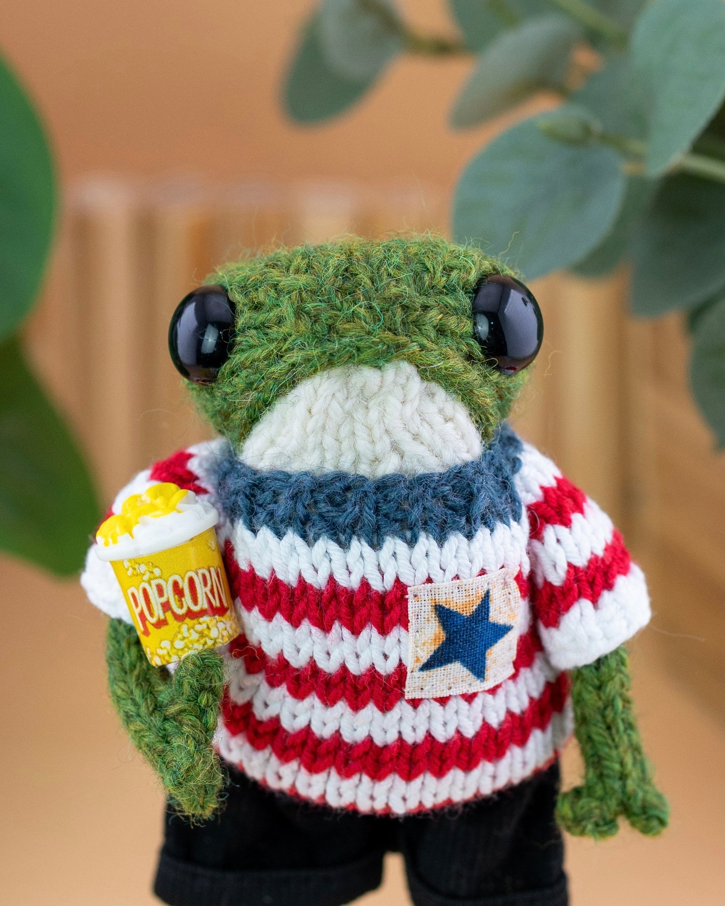 🐸 🏆 Knitted Frog