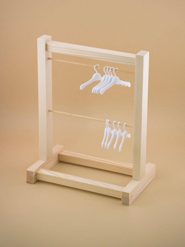 Mini Wardrobe Stand with Hangers