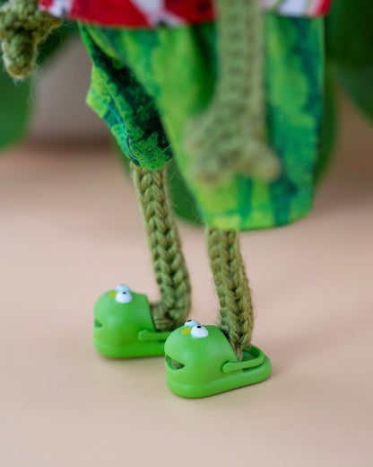 🐸 Knitted Frog