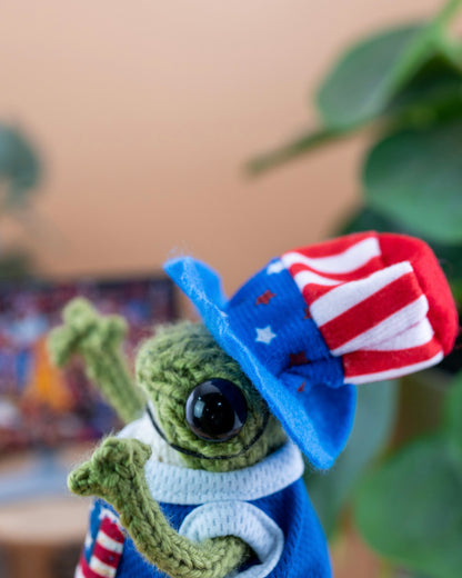 🐸 🏆 Knitted Frog