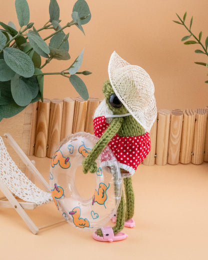 🐸 Knitted Frog