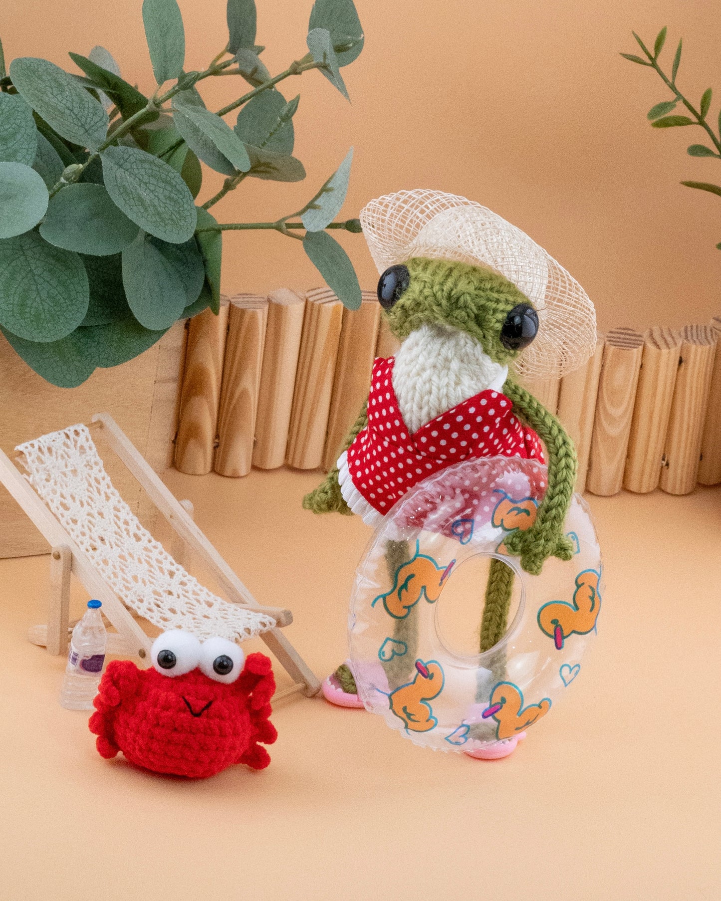 🐸 Knitted Frog
