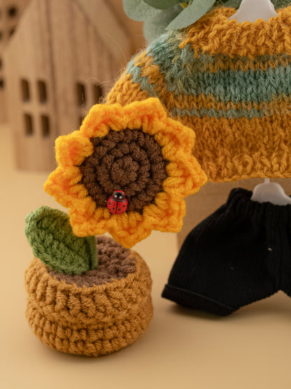 Outfit for a Knitted Frog.
