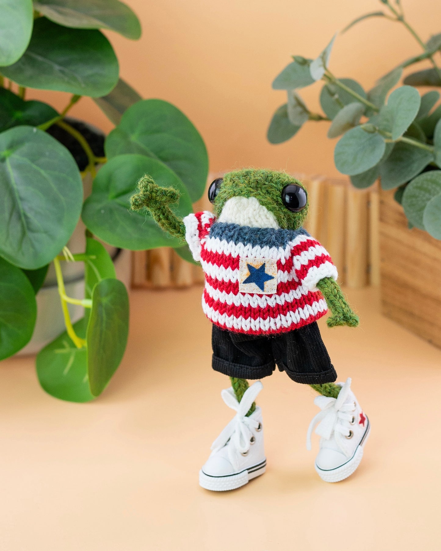 🐸 🏆 Knitted Frog