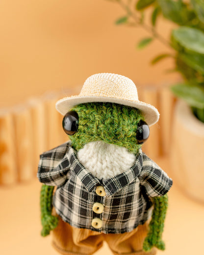 🐸 Knitted Frog